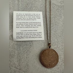 Anna Beck gold plated necklace